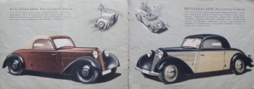 DKW Auto-Union Modelprogram 1938 Carbrochure (6329)
